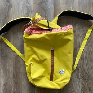 Herschel yellow backpack
